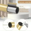 anti-rust-curtain-rods.webp rust proof curtain rod showcase, Close-up of curtain rod pole with highlighted text: 'Anti-rust coating, 0.8mm thickness, 1-inch diameter' - showcasing durable construction for long-lasting performance