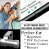 curtain rod for renters curtain rod for renters - DIY girl installing chrome finish curtain rods with a drill—text highlights ‘Perfect for beginners, DIY enthusiasts, homeowners and renters!’ Features smooth telescoping rods, and easily adjustable design so you never worry about inaccurate measurements