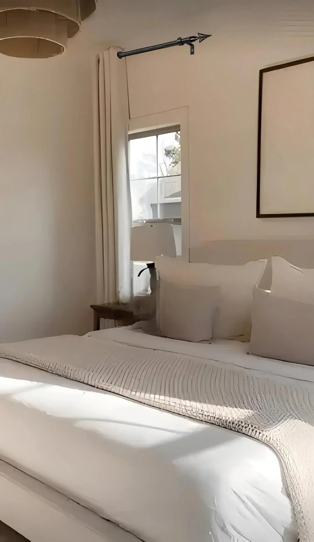 wall curtain rod curtain rod for windows against wall - Elegant floor-length curtains hanging on a matte black curtain rod mounted on a wall-adjacent door. Showcases space-saving design with sturdy brackets and seamless fabric drape