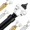 curtain rod with finial curtain rod with finial - Adjustable curtain rod featuring sparkling crystal finials