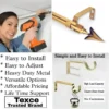 curtain rod kit with brackets curtain rod kit with brackets - Three-panel showcase: (1) DIY girl installing a curtain rod with a drill, (2) elegant end cap curtain rod design, and (3) close-up of heavy-duty steel brackets. Overlay text highlights: ‘Easy to install, corrosion-proof steel, versatile styles, affordable pricing, lifetime support, and Texce—a trusted brand
