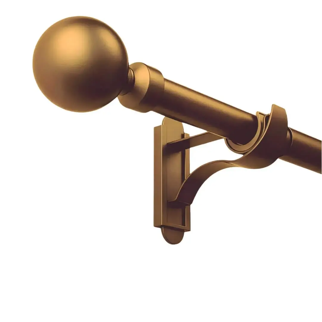 gold curtain pole gold curtain pole