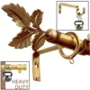 heavy duty gold curtain rod set heavy duty gold curtain rod set - Three-panel luxury gold curtain rod showcase: (1) Decorative leaf finials and brackets (elegant close-up), (2) Rod stress-tested with heavy weights (no bending), (3) Bracket load test—proving both opulent design and industrial strength for flawless performance