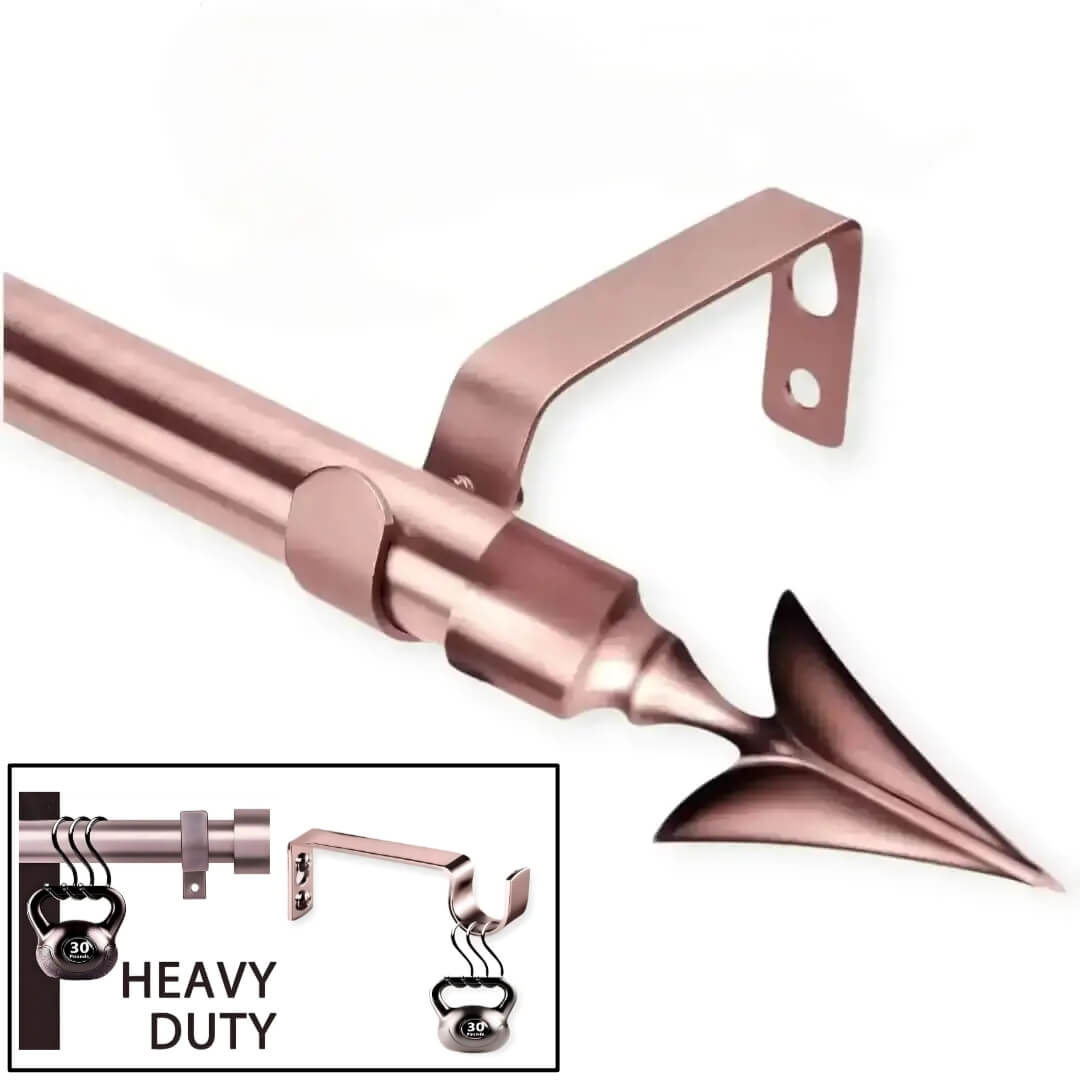 rose gold curtain pole with brackets rose gold curtain pole with brackets - Three-panel showcase: (1) Rose gold curtain rod with luxurious finish, (2) Rod supporting heavy weights without bending, and (3) Brackets stress-tested for max load—proving industrial-strength durability for flawless performance