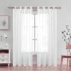 pink gold curtain pole for living room pink gold curtain pole for living room - Stylish living room with flowing voile curtains on a rose gold curtain rod, paired with wall paintings and side table—creating a chic, inviting ambiance